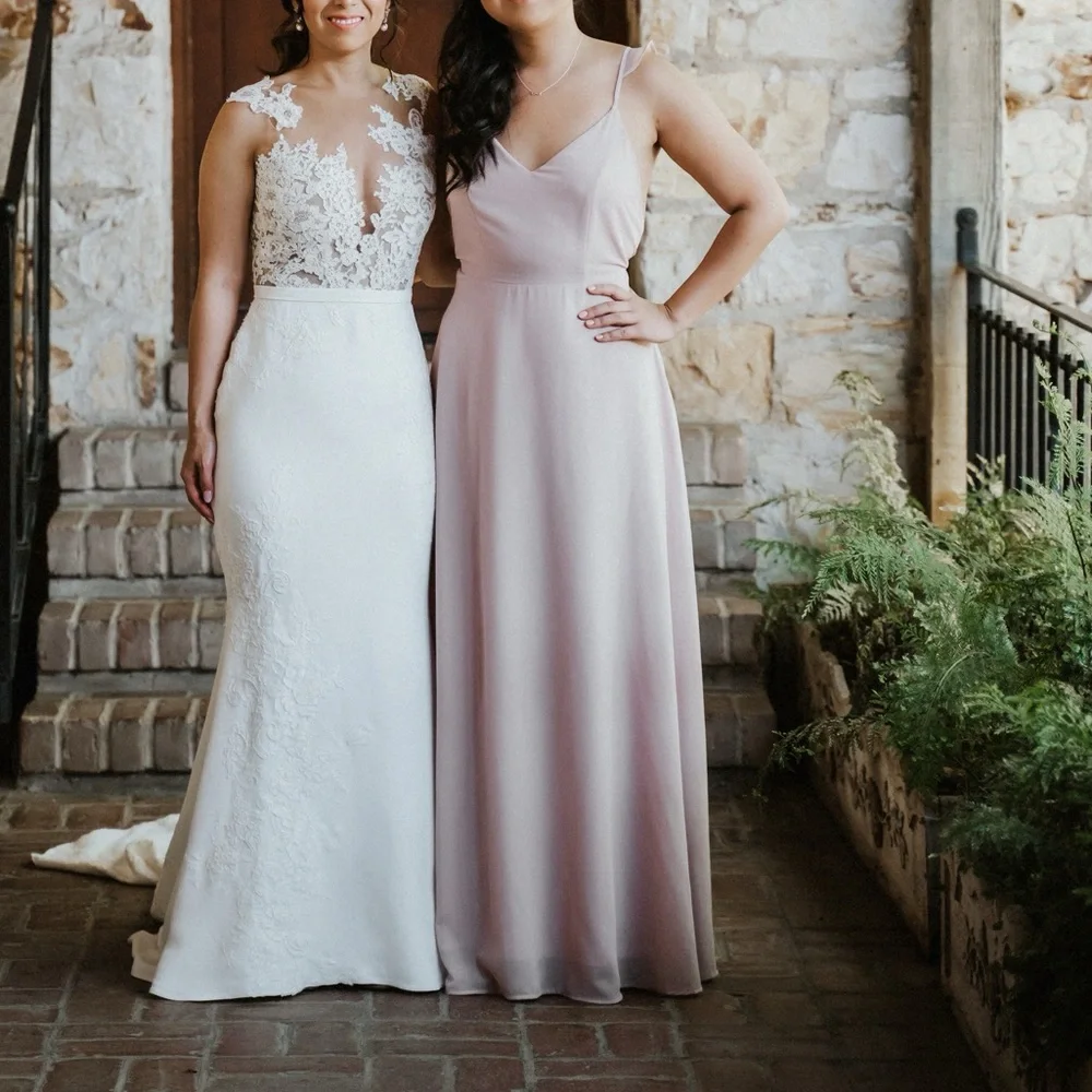 Lulus / Meteoric Rise Blush Maxi Dress / small / blush pink - Picture 11 of 17